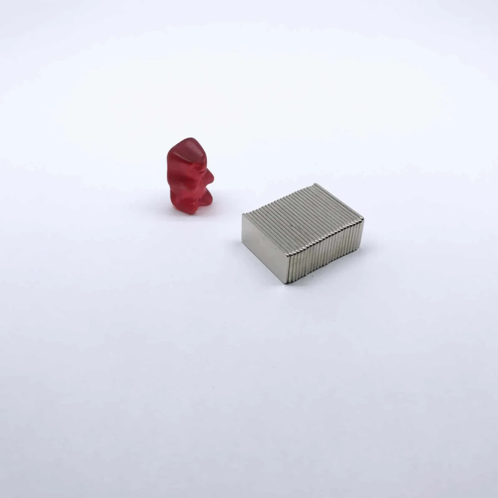 Quadermagnet 1064 vernickelt
