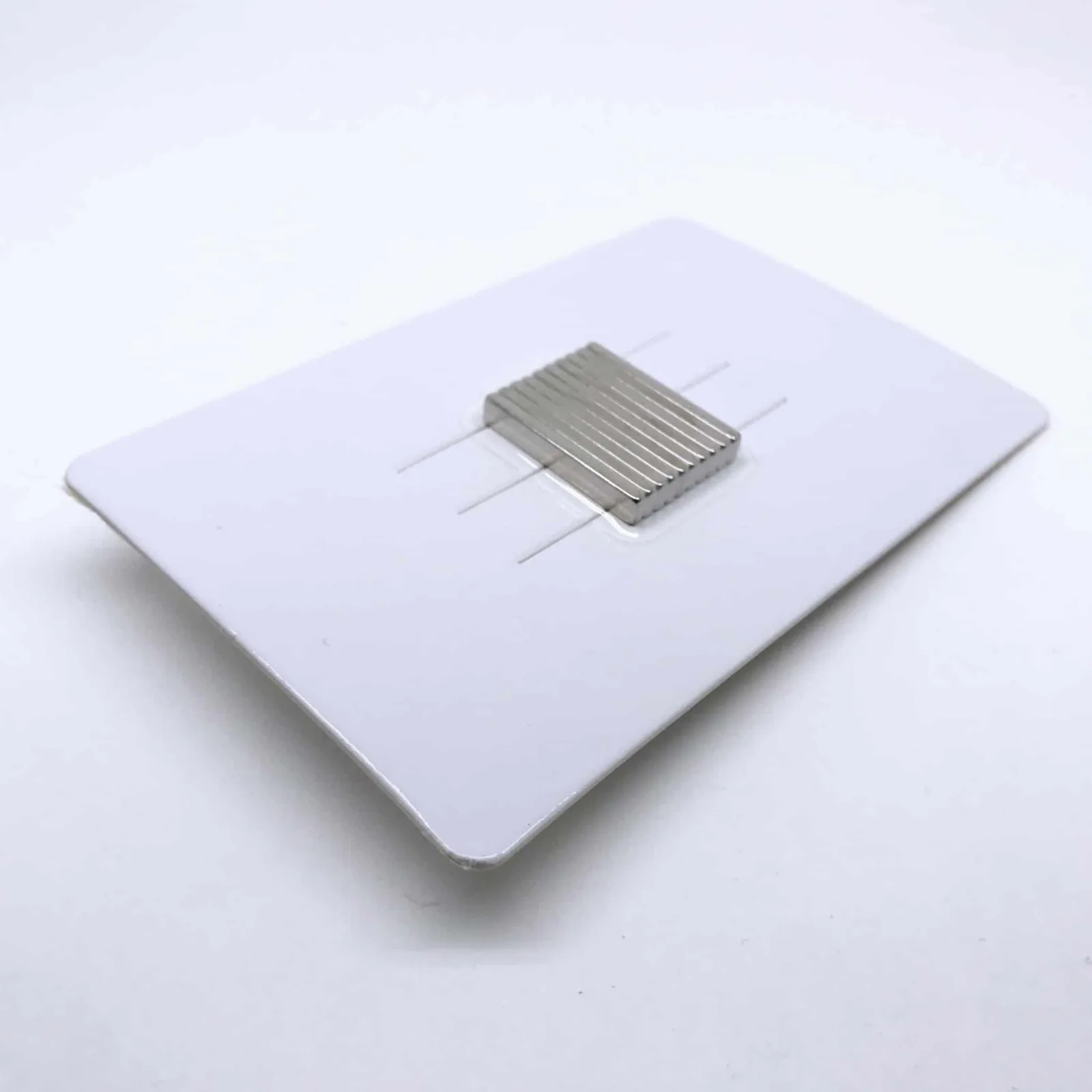 Quadermagnet 1073 vernickelt