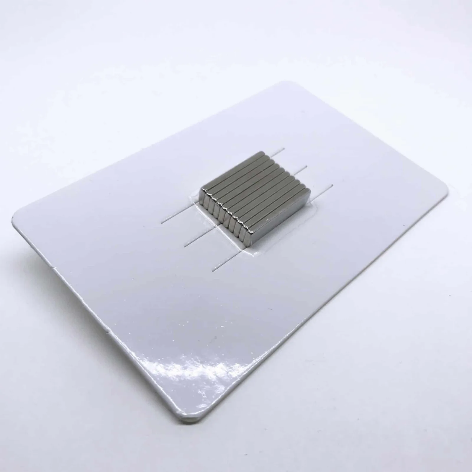 Quadermagnet 1075 vernickelt