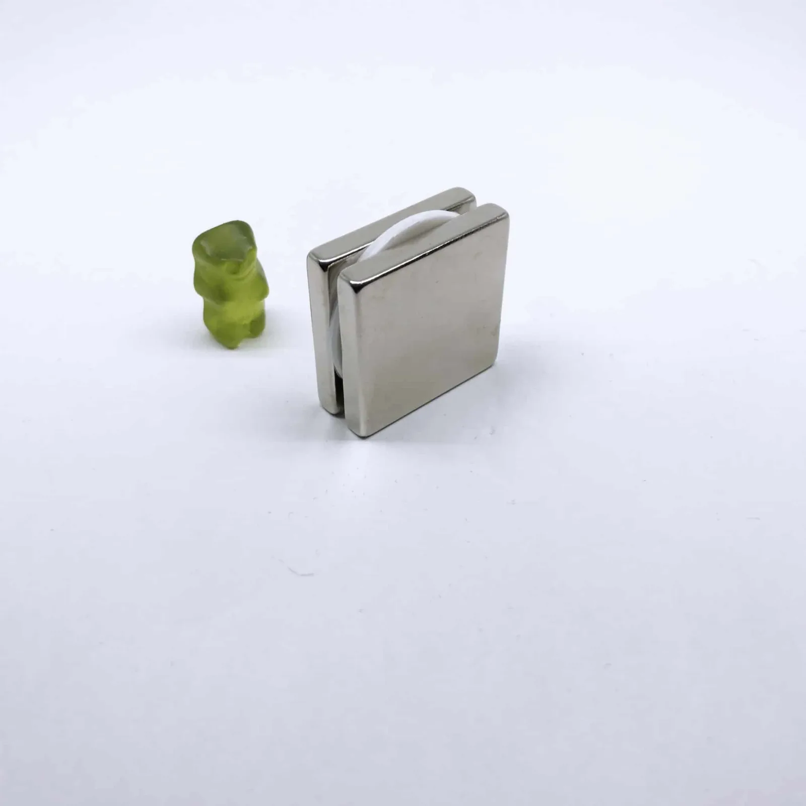 Quadermagnet 1086 vernickelt