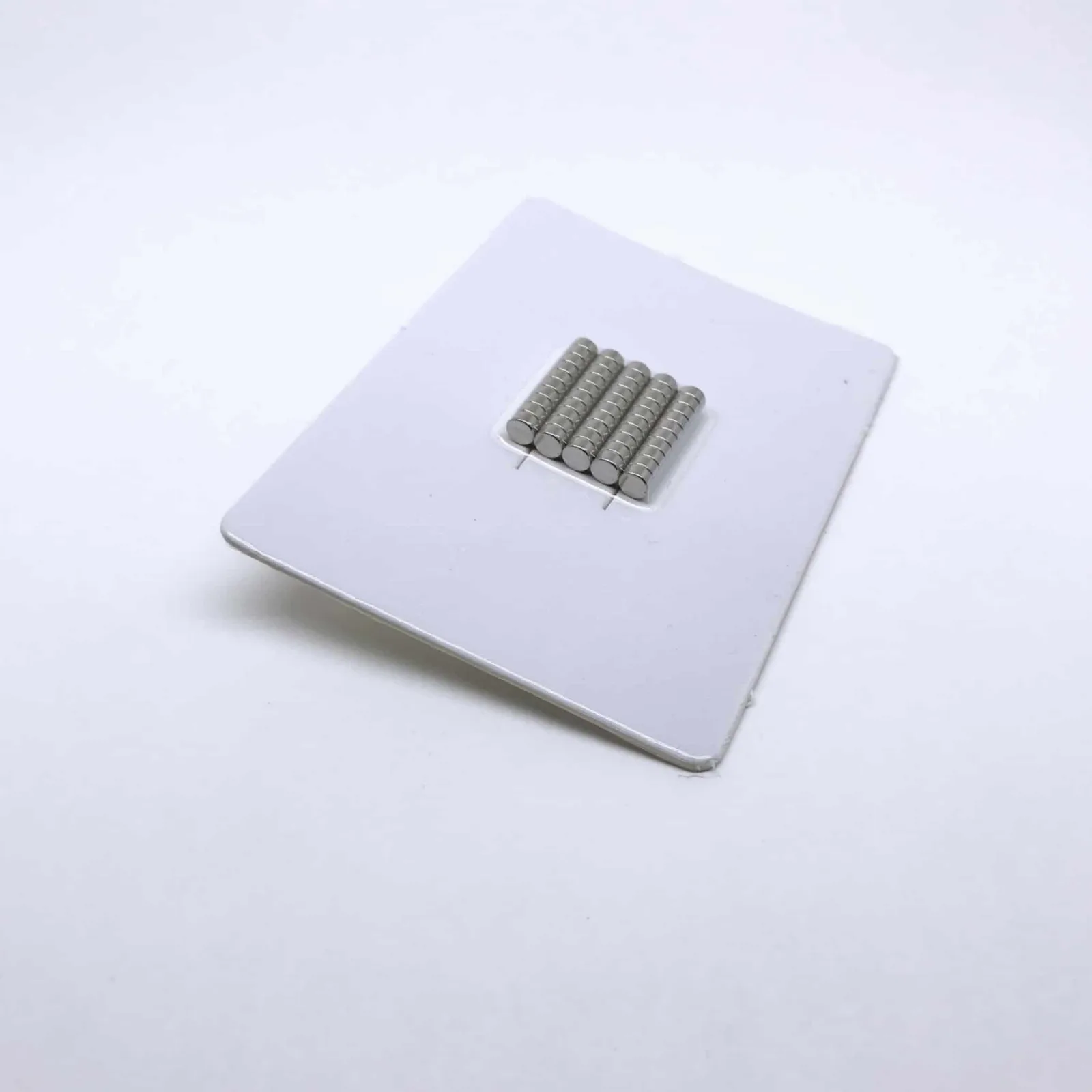 Scheibenmagnet 1256 vernickelt