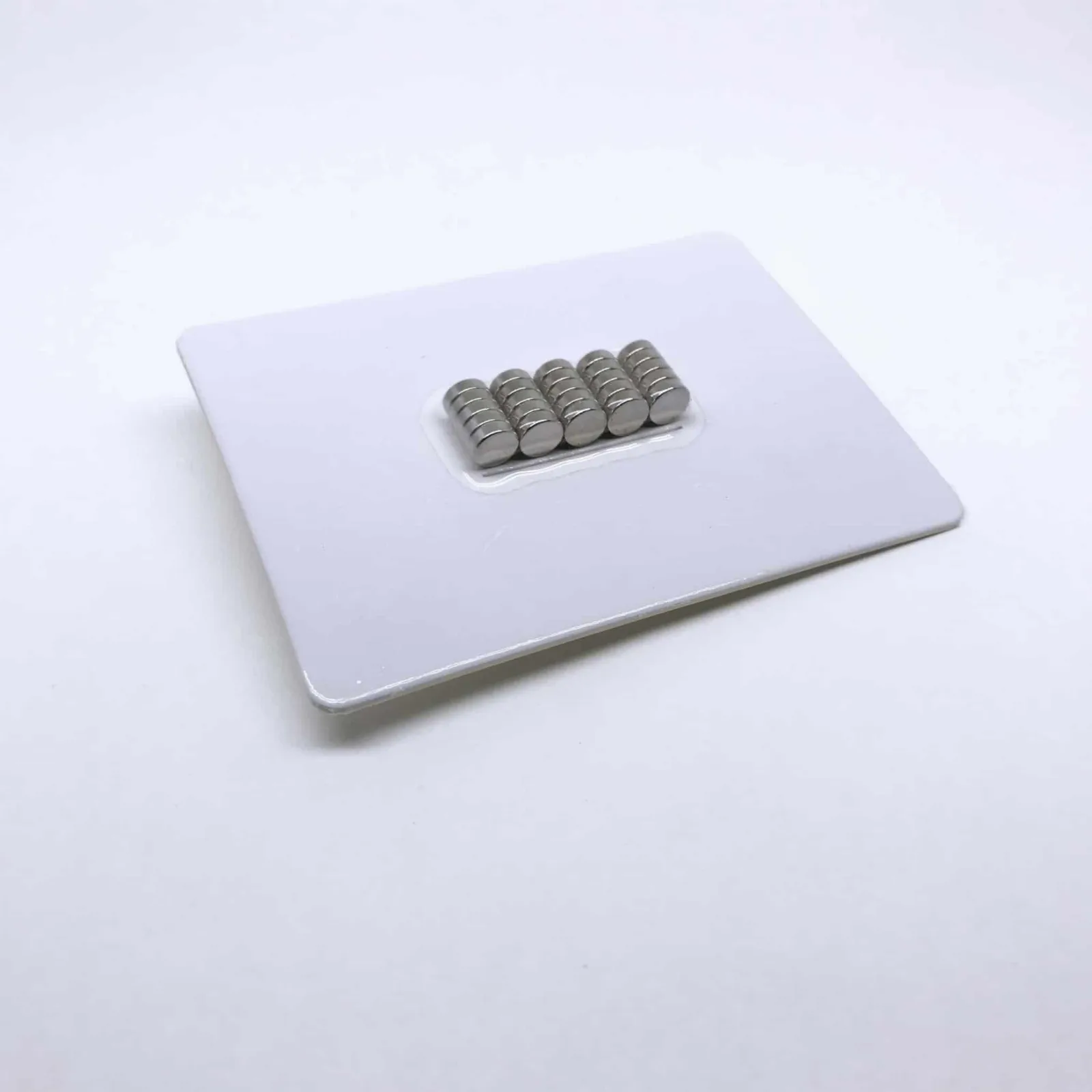 Scheibenmagnet 1267 vernickelt
