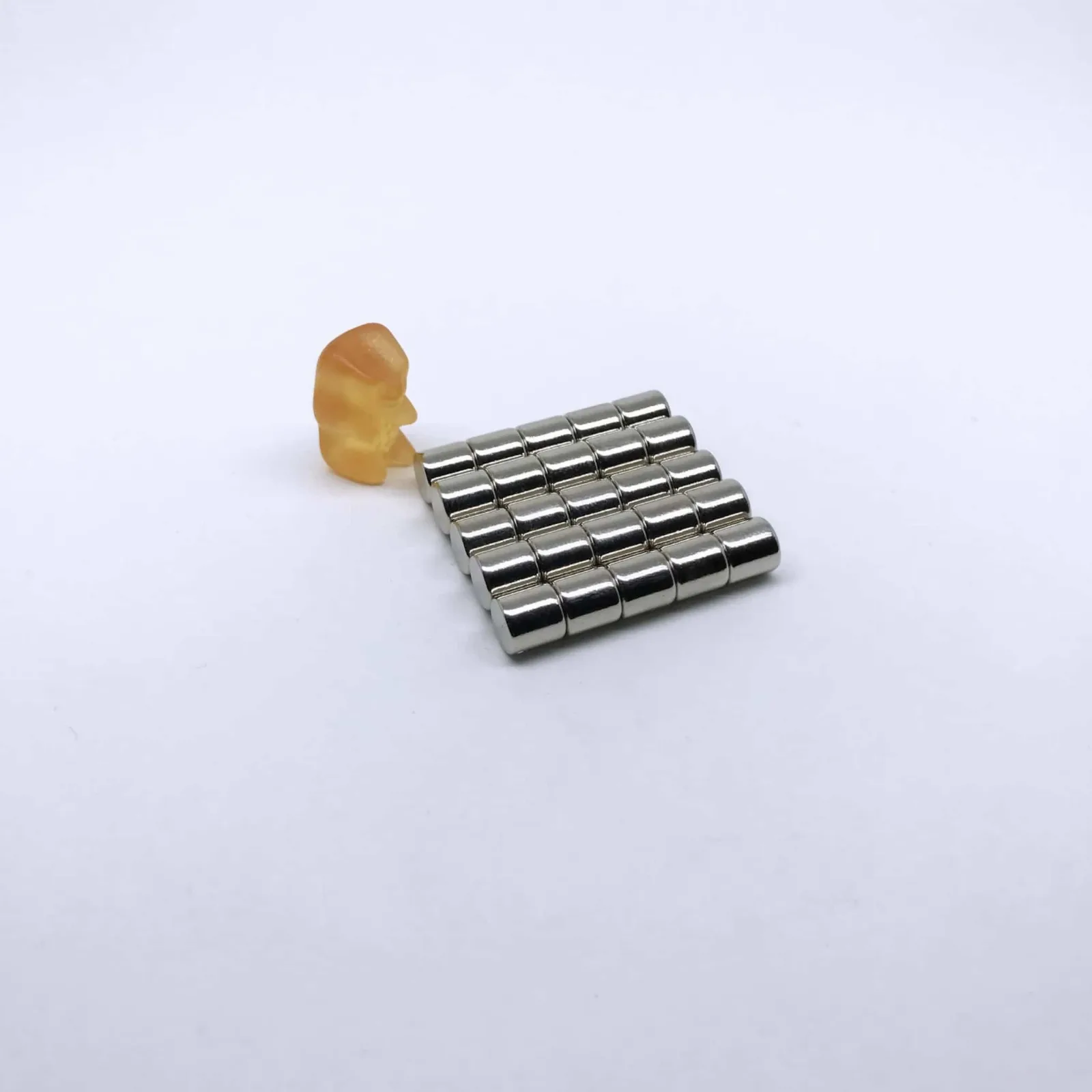 Scheibenmagnet 1277 vernickelt