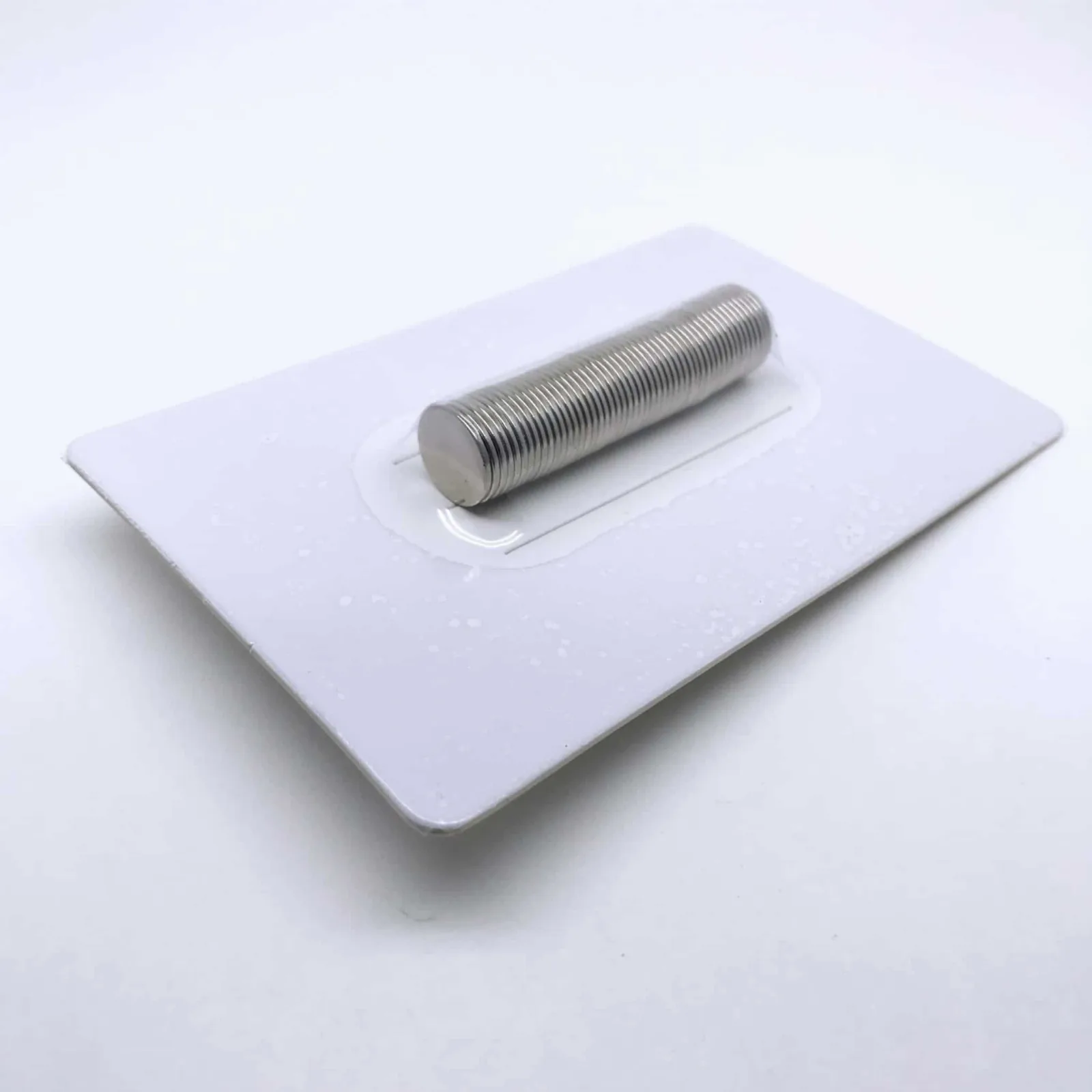 Scheibenmagnet 1297 vernickelt
